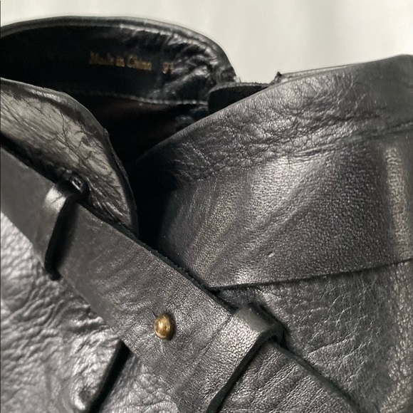 Dolce Vita Size 9 1/2 Black Leather Ankle Boots - Picture 10 of 15